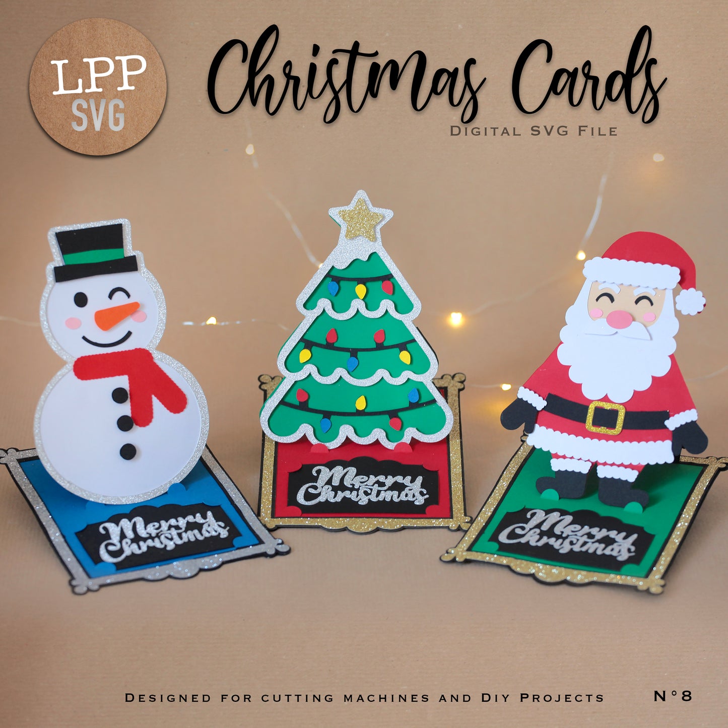 CHRISTMAS CARDS - SVG