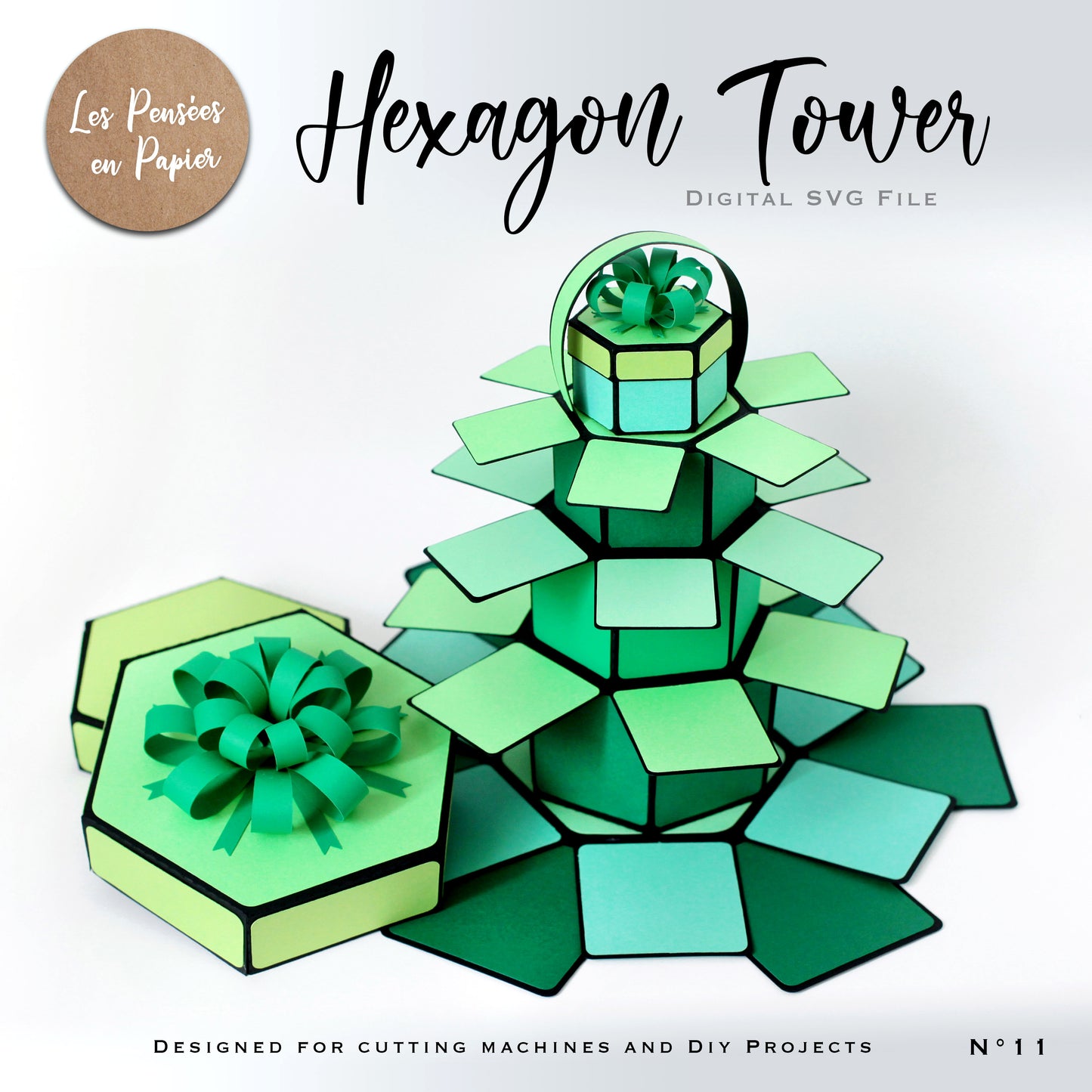 HEXAGON TOWER - SVG