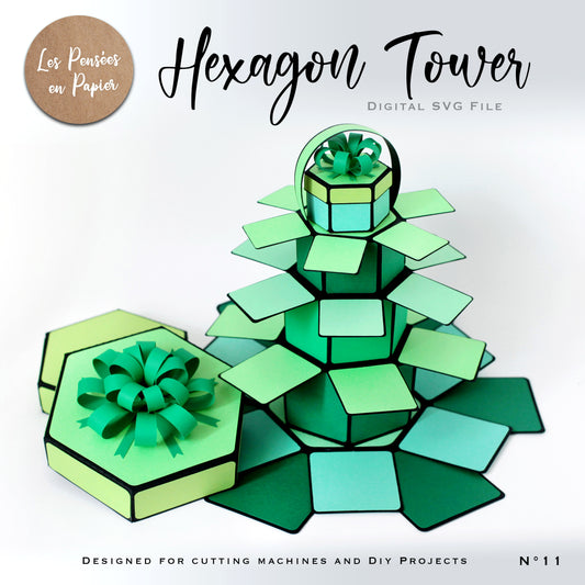 HEXAGON TOWER - SVG