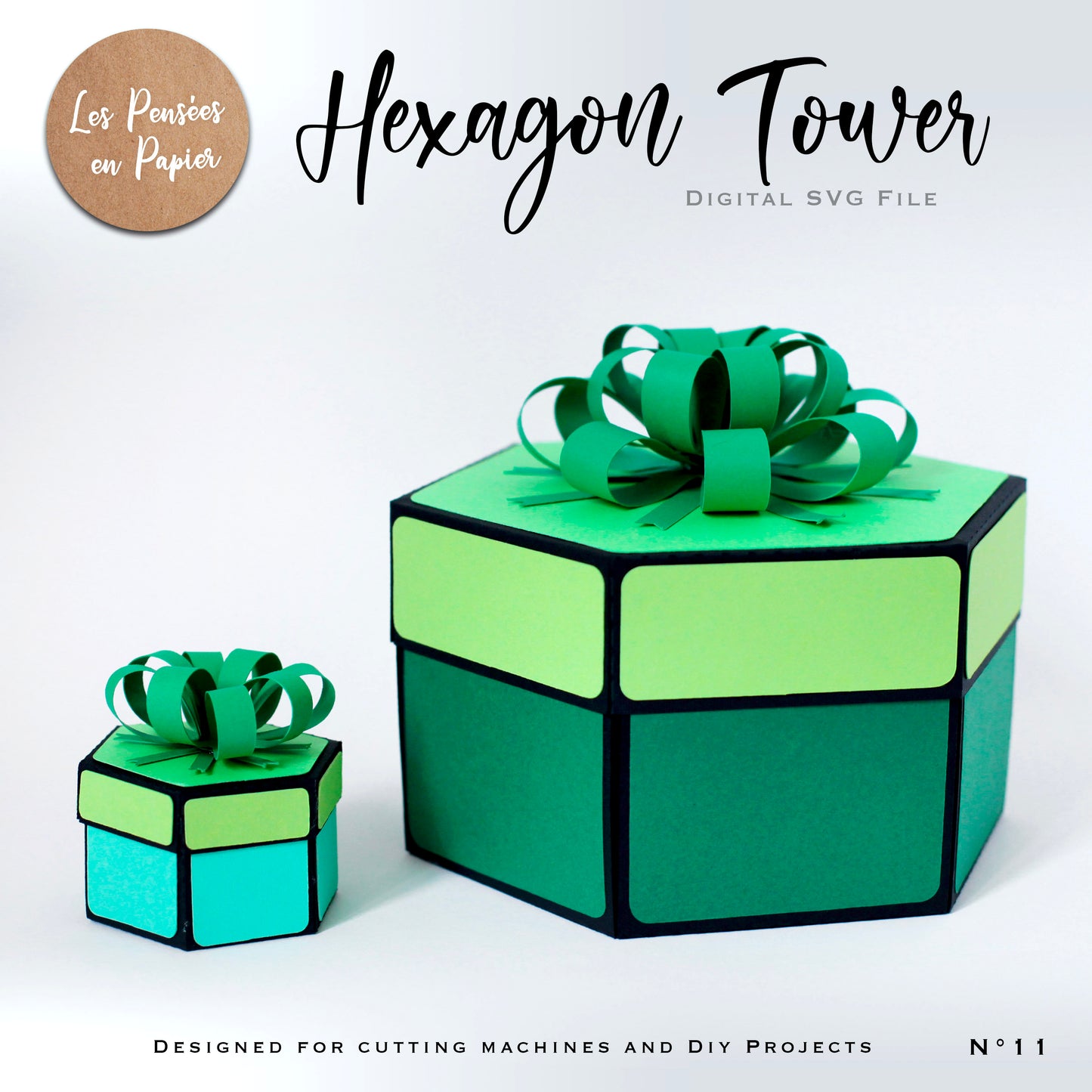HEXAGON TOWER - SVG
