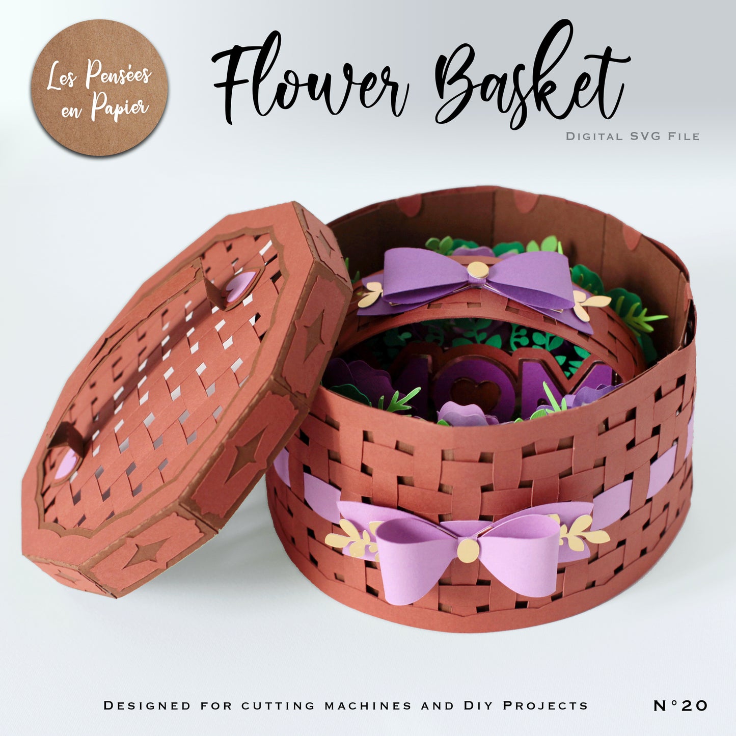 FLOWER BASKET - SVG