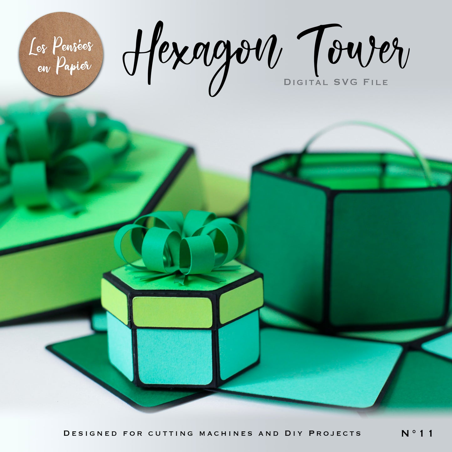 HEXAGON TOWER - SVG