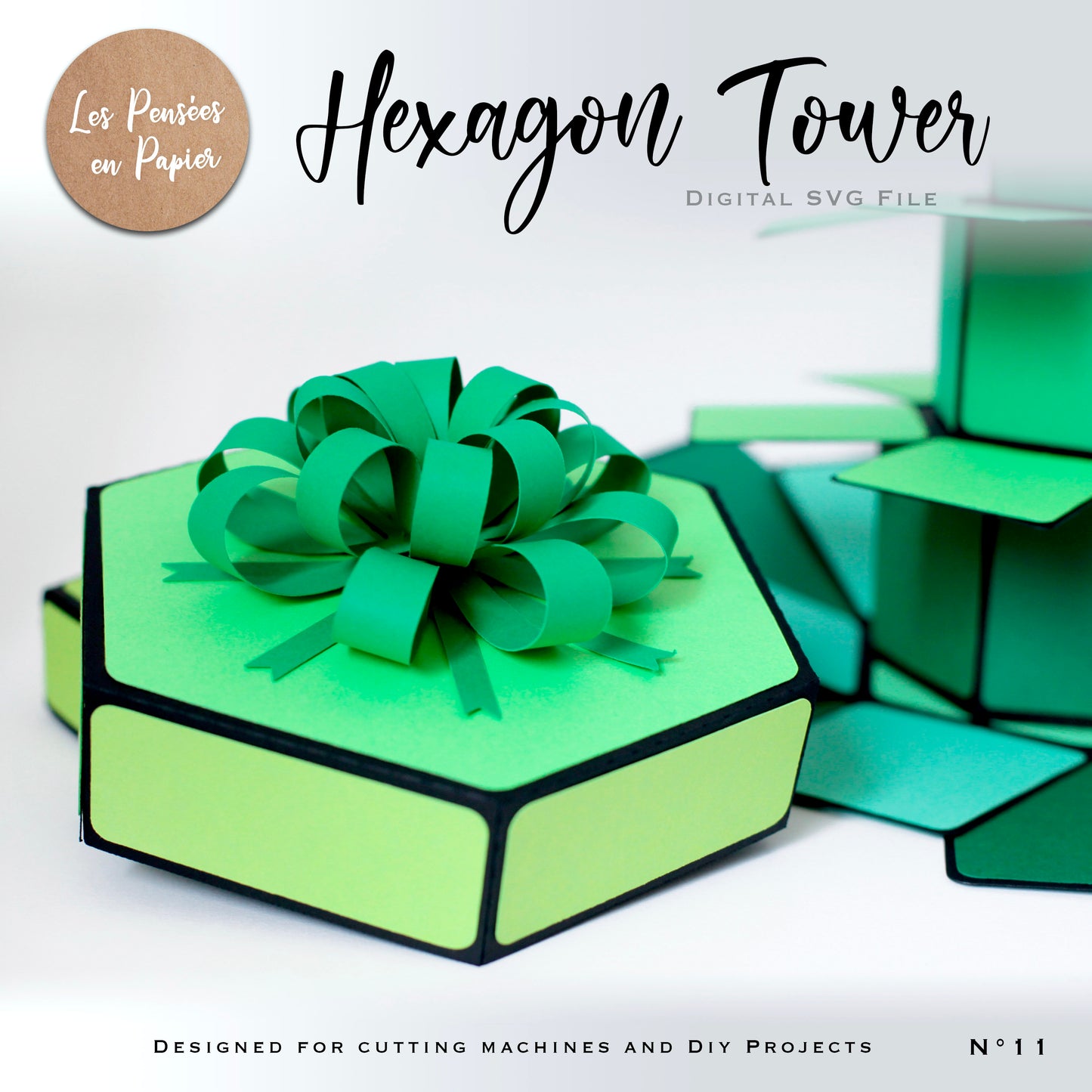 HEXAGON TOWER - SVG