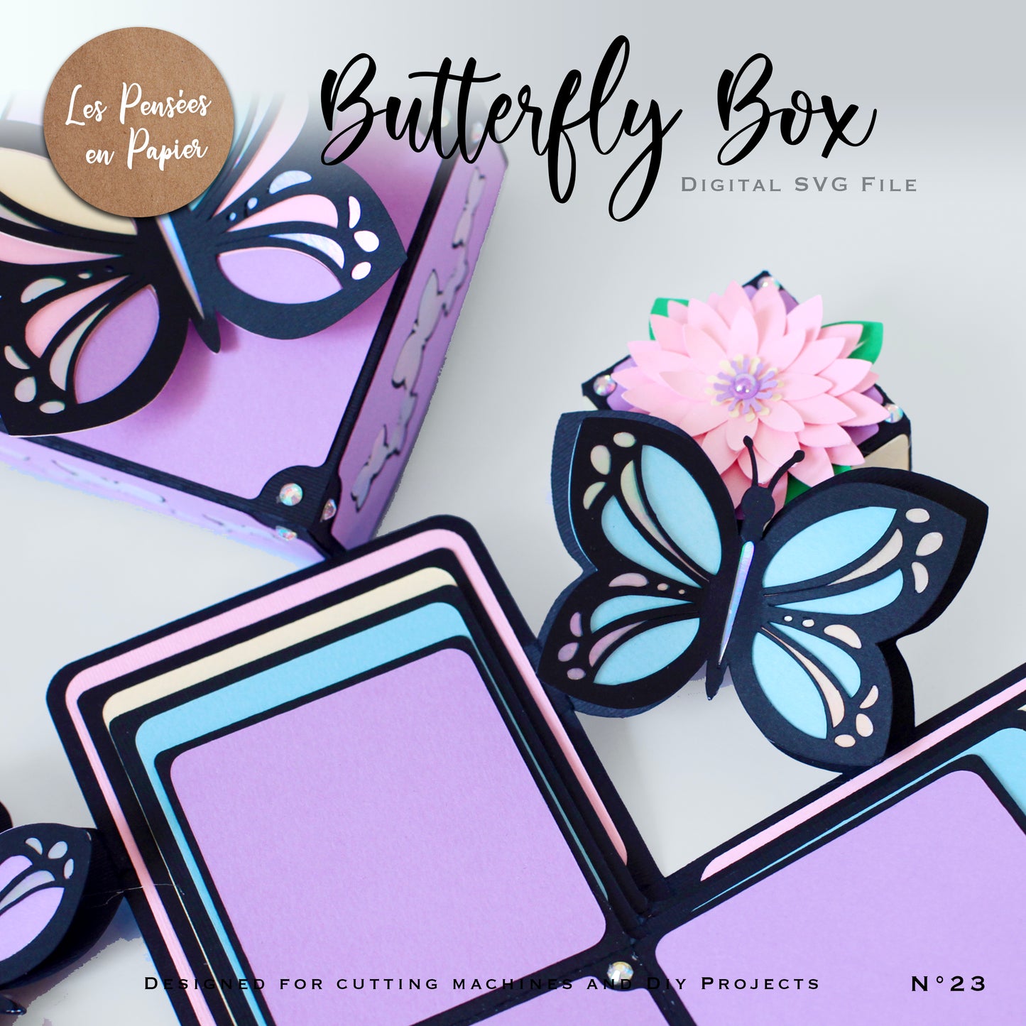 BUTTERFLY BOX - SVG
