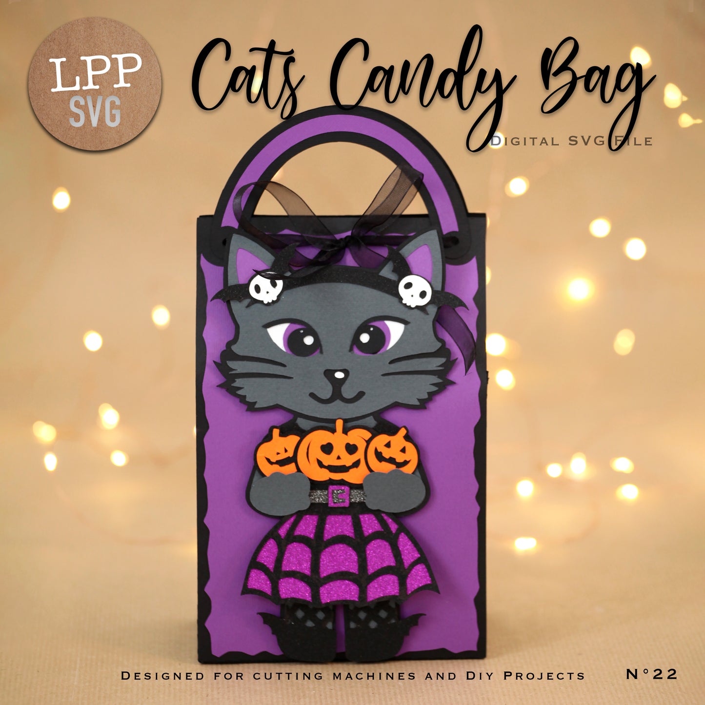 CATS CANDY BAG - SVG