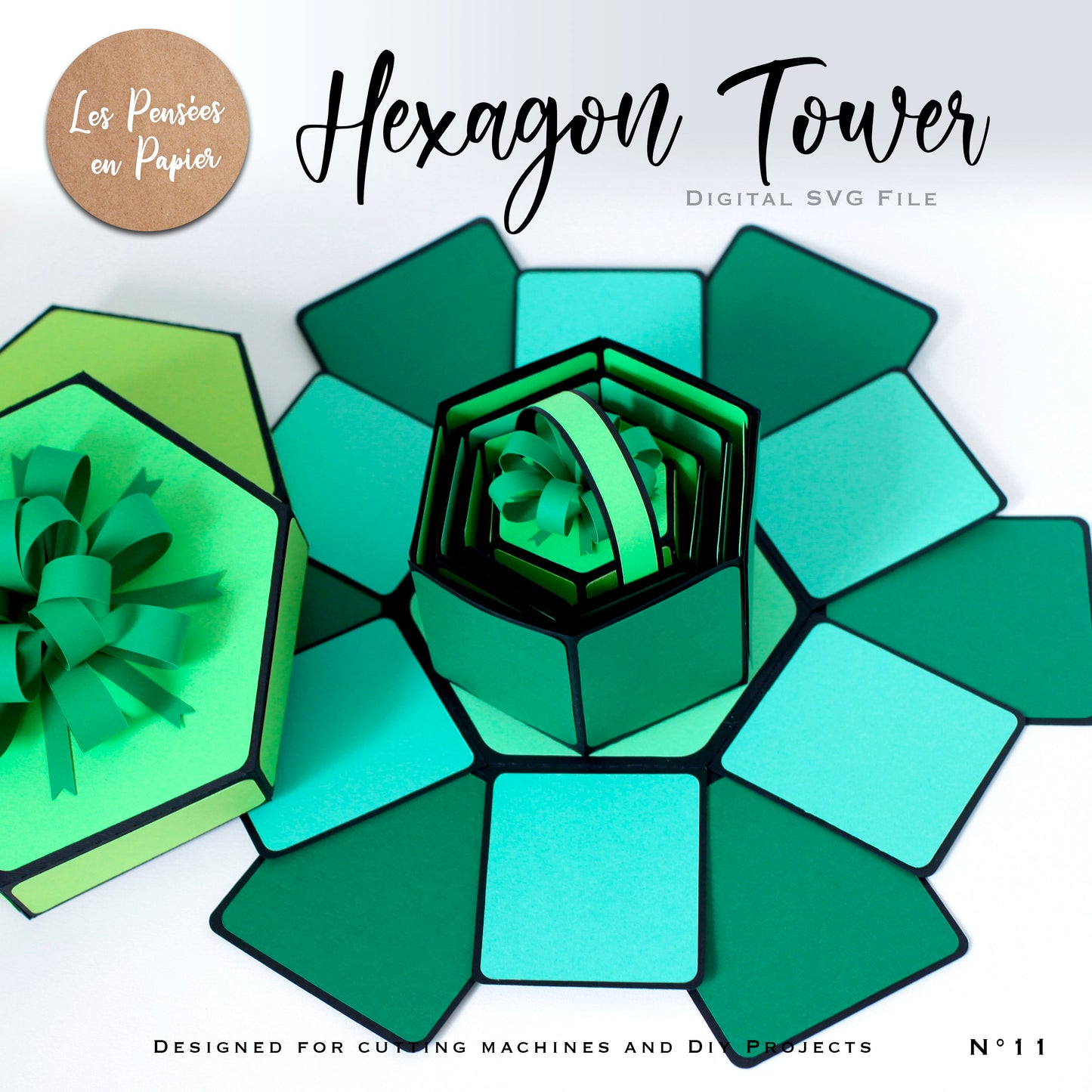 HEXAGON TOWER - SVG