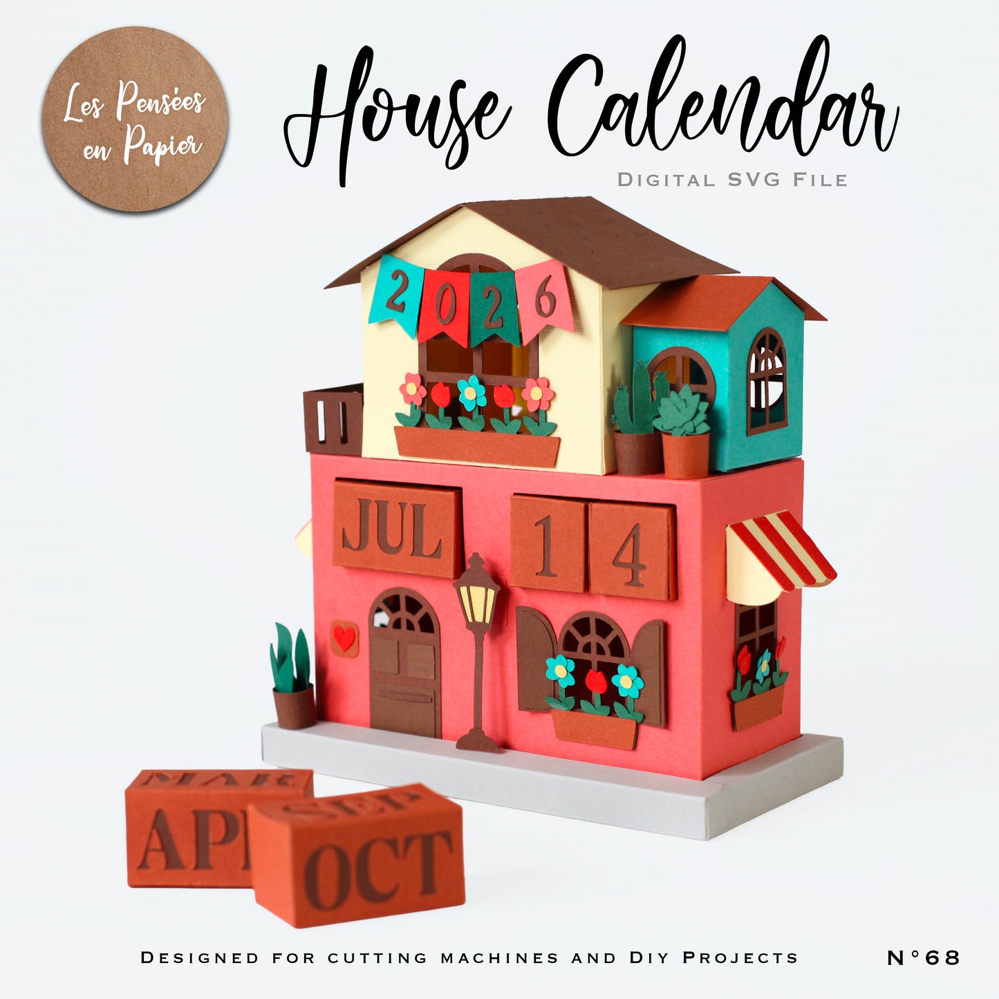 HOUSE CALENDAR - SVG
