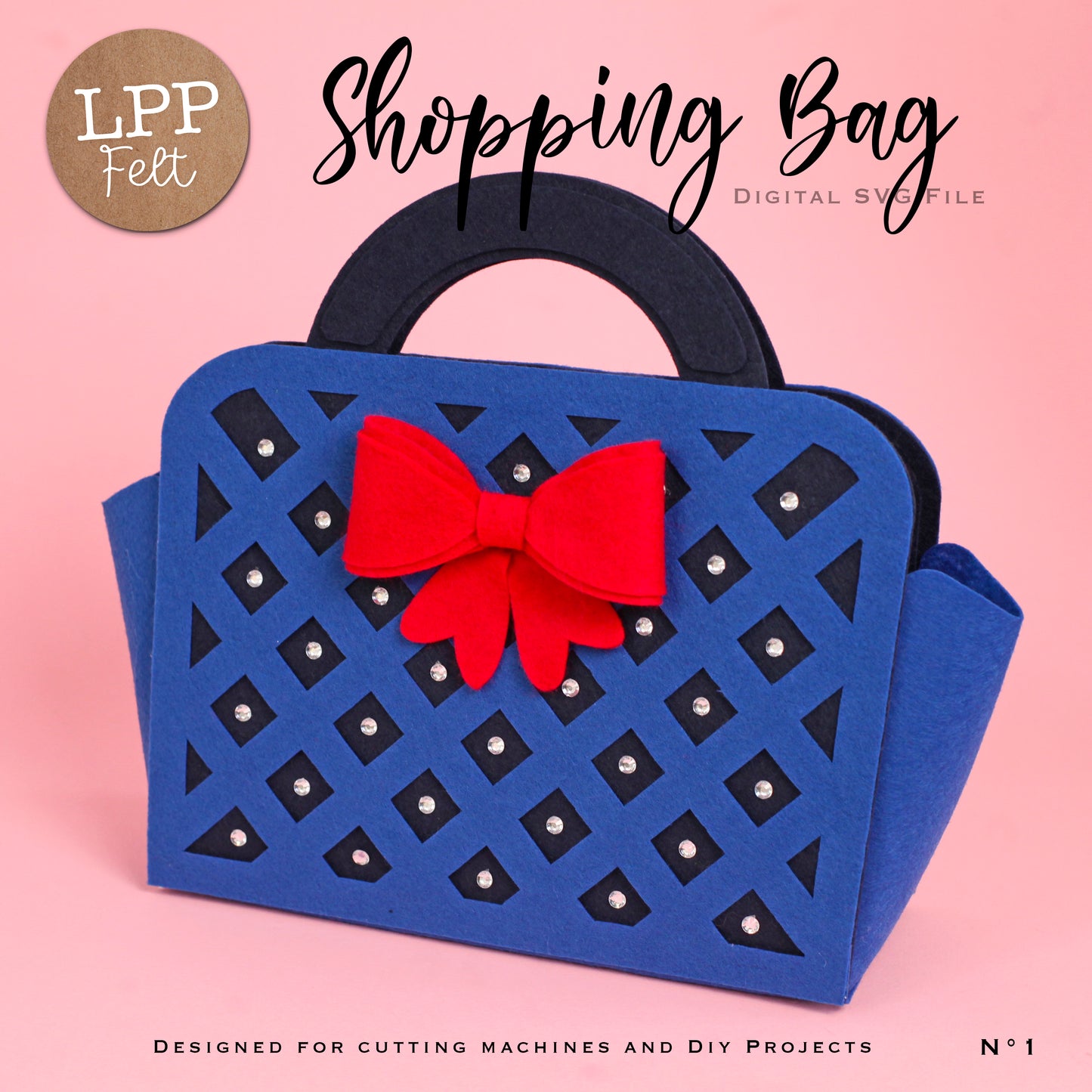 FELT SHOPPING BAG - SVG