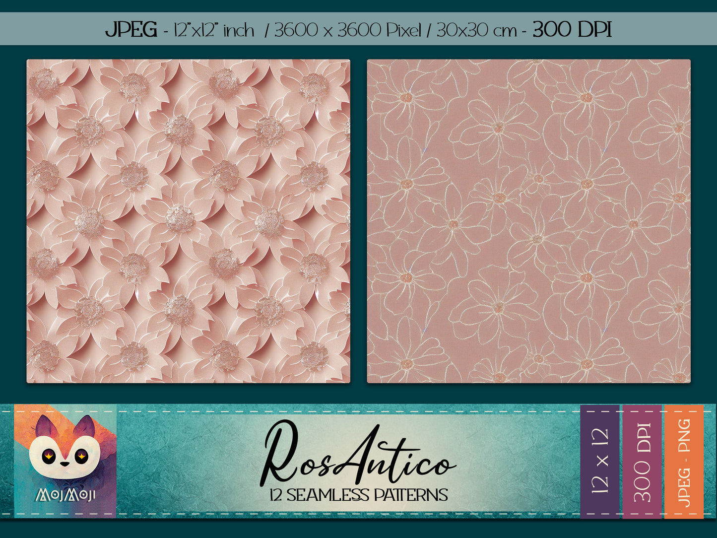 Digital Paper - Rosantico