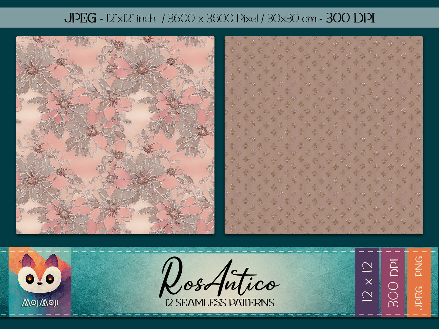 Digital Paper - Rosantico