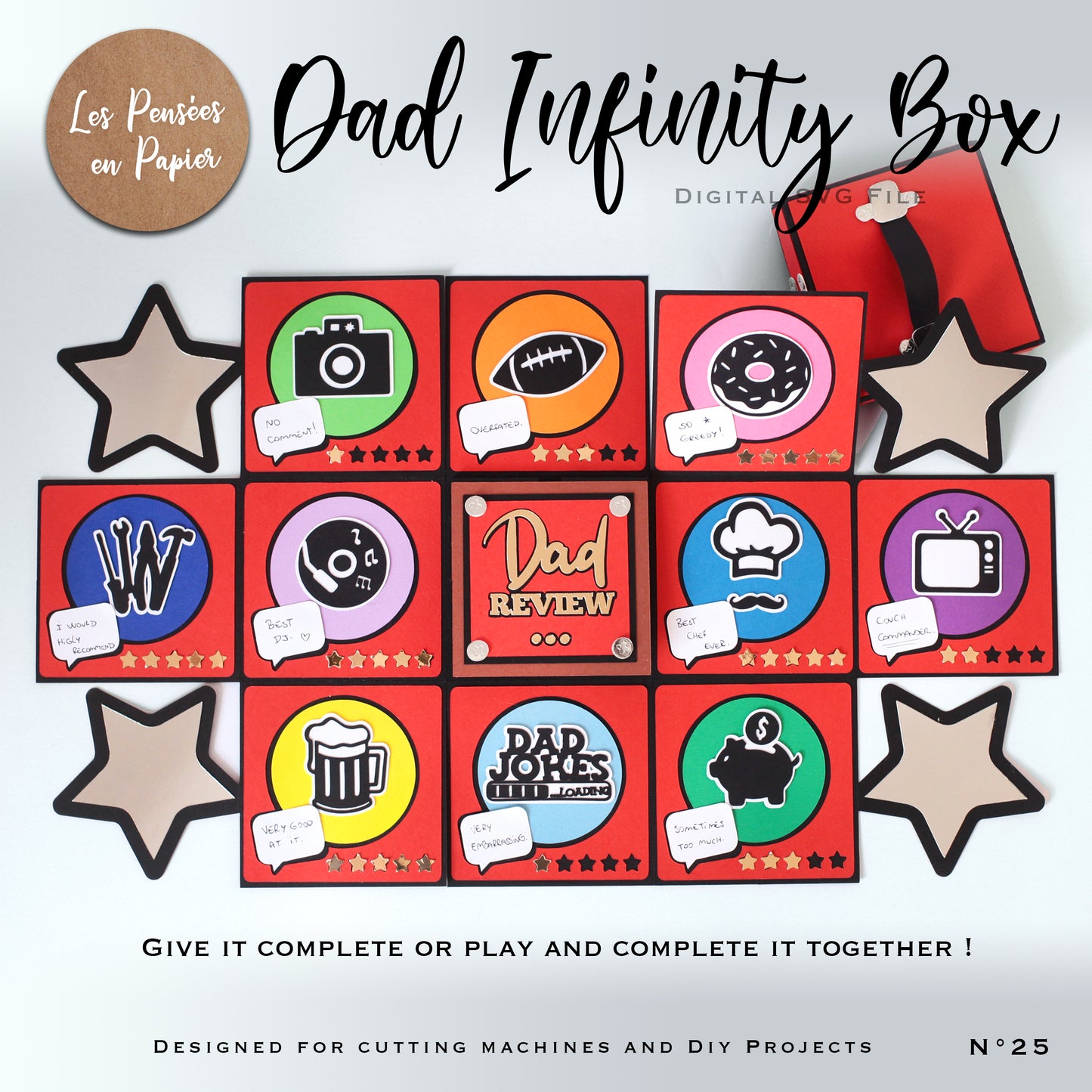 DAD INFINITY BOX - SVG