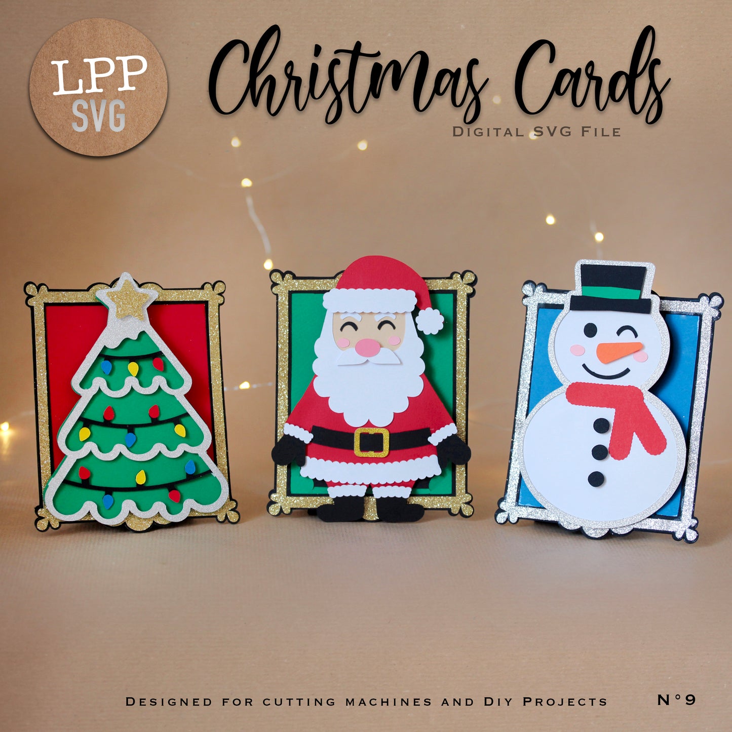 CHRISTMAS CARDS - SVG