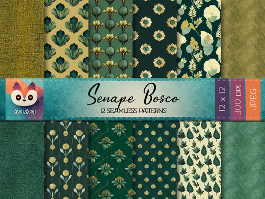 Digital Paper . Bosco Senape