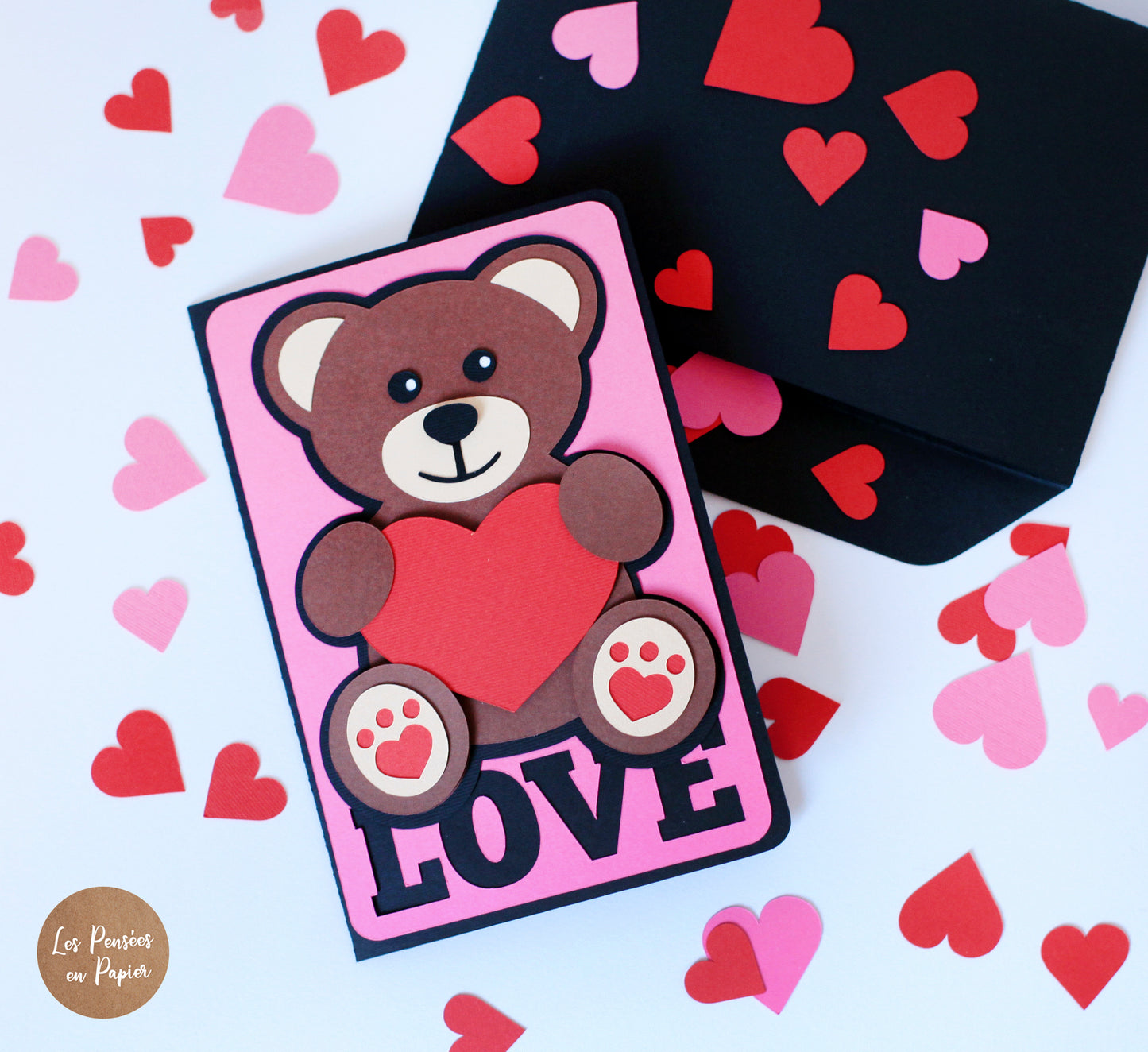 LOVE BEAR CARD - SVG