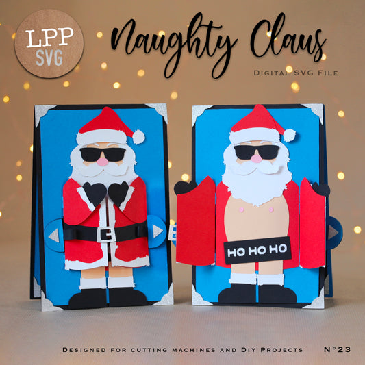 NAUGHTY CLAUS - SVG