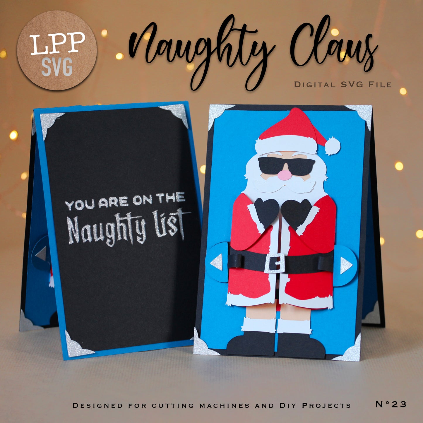 NAUGHTY CLAUS - SVG