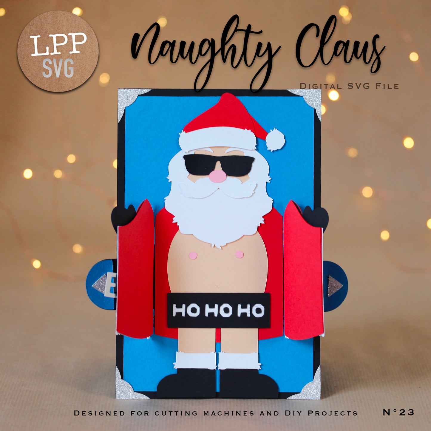 NAUGHTY CLAUS - SVG