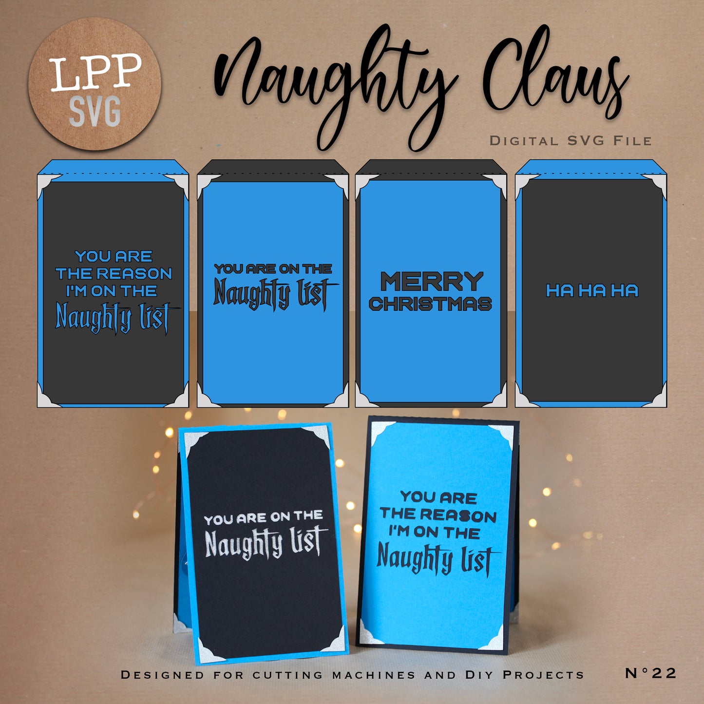 NAUGHTY CLAUS - SVG