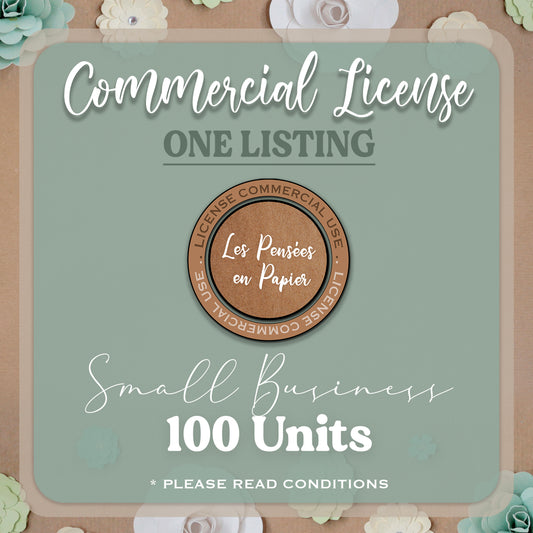 COMMERCIAL LICENSE - 100 UNITS