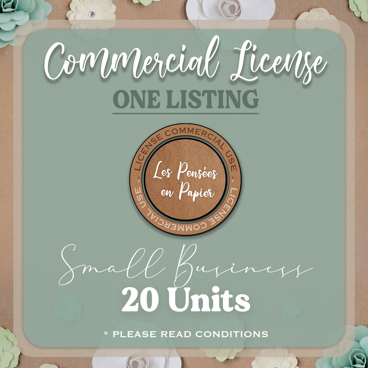 COMMERCIAL LICENSE - 20 UNITS