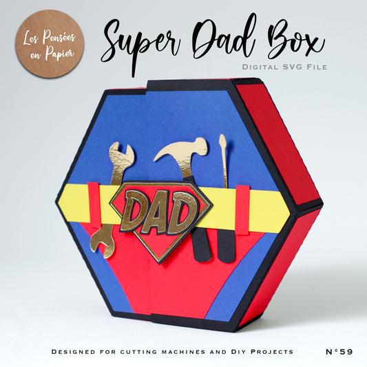 SUPER DAD BOX - SVG