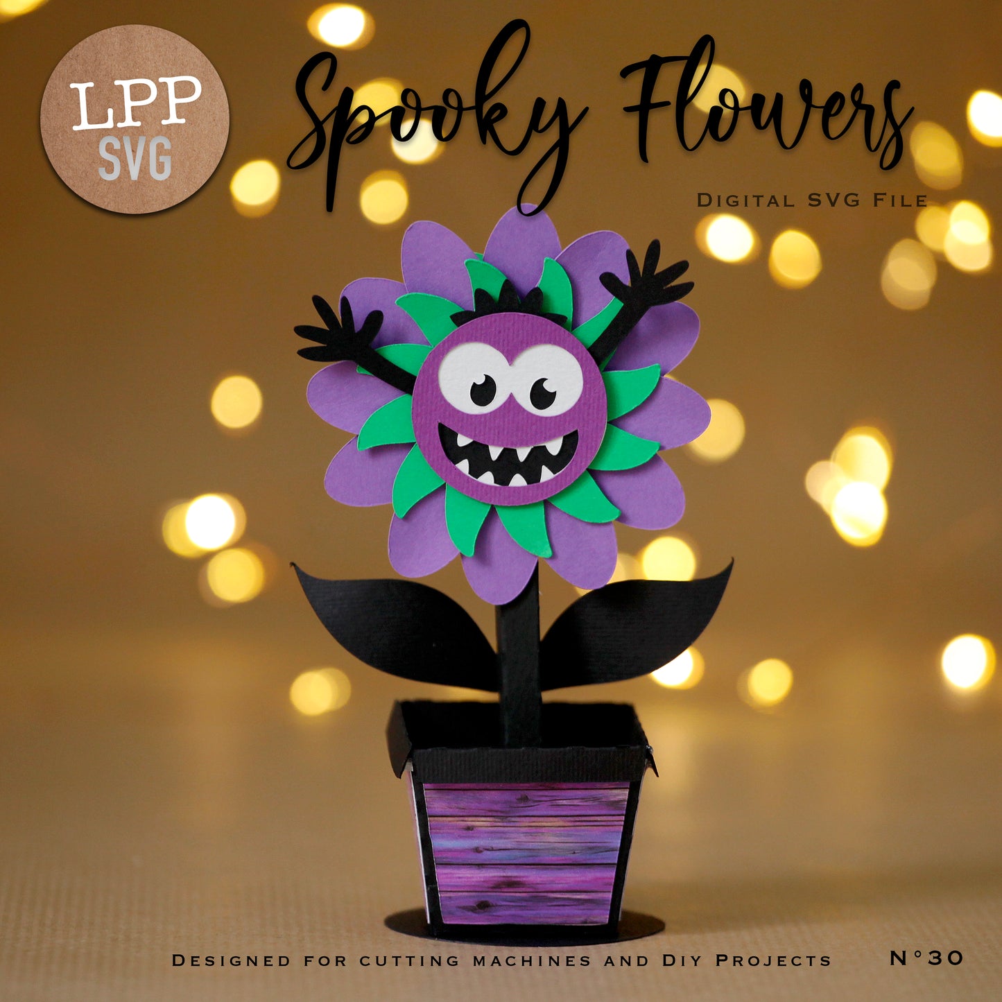 SPOOKY FLOWERS - SVG