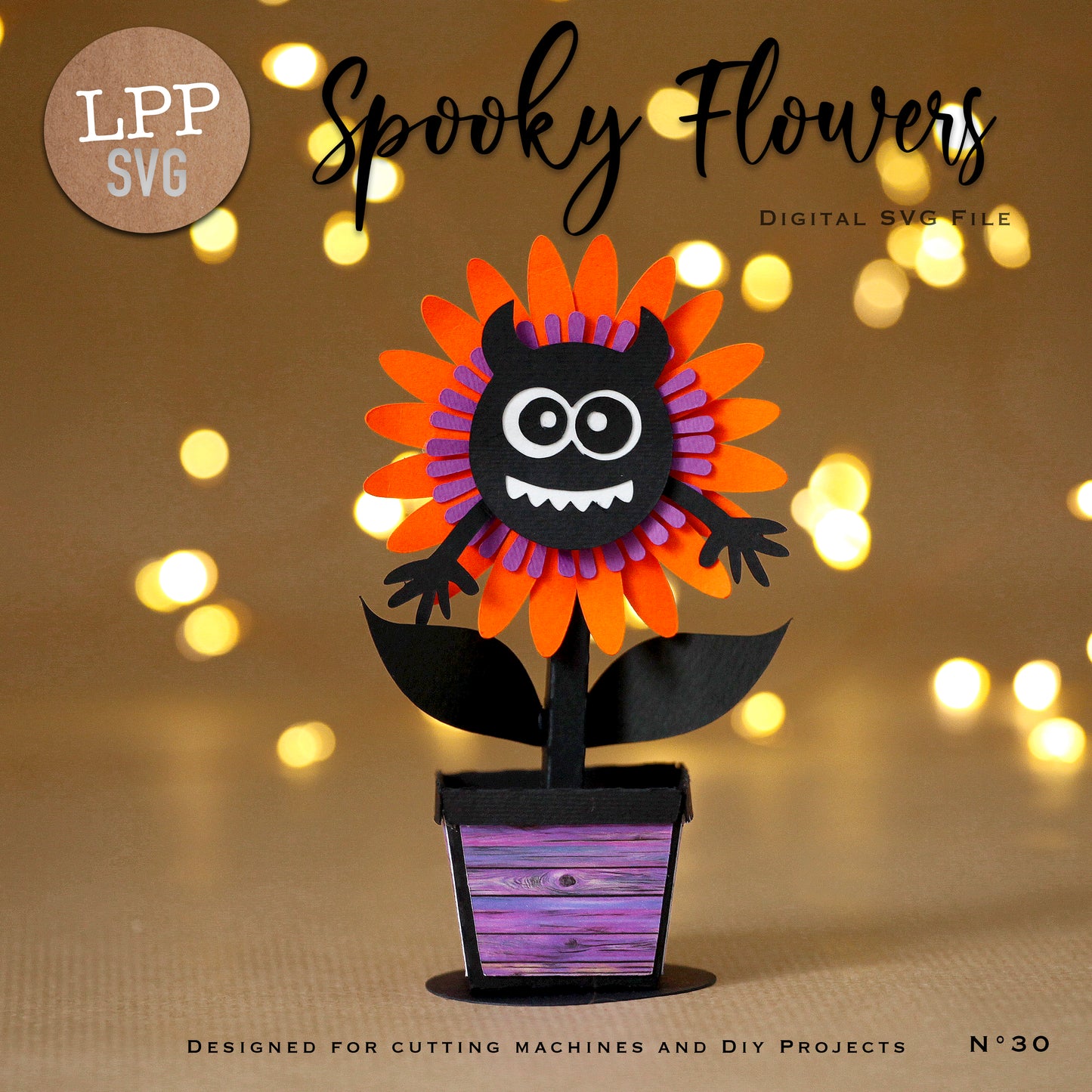SPOOKY FLOWERS - SVG