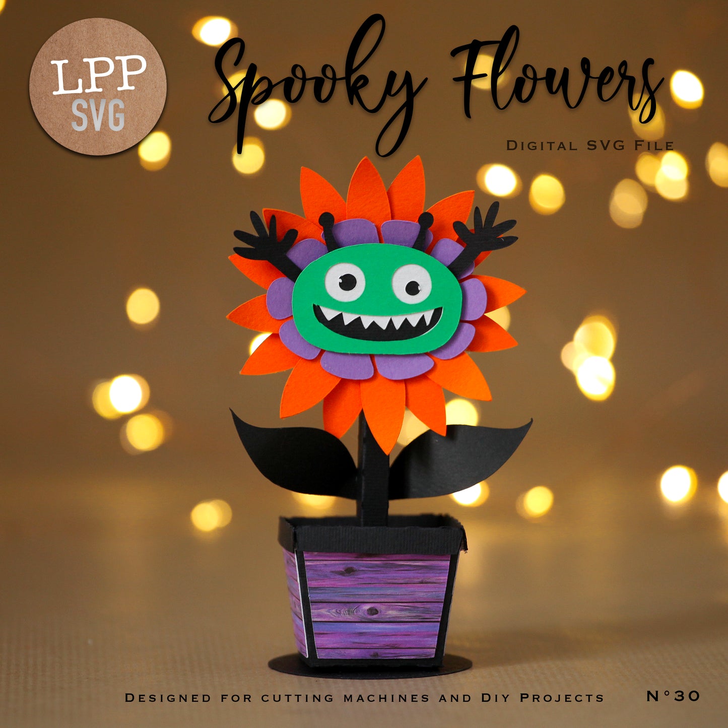 SPOOKY FLOWERS - SVG