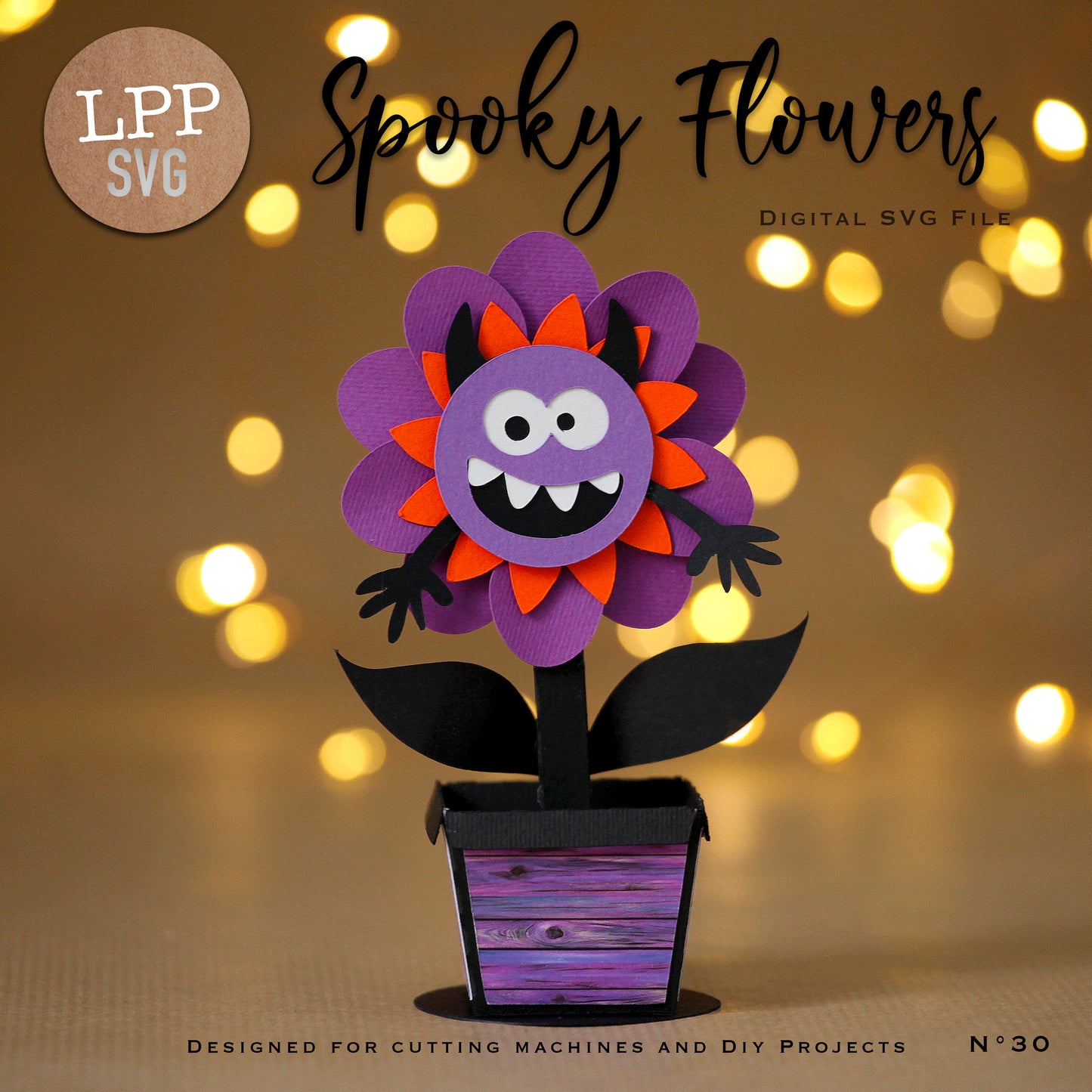 SPOOKY FLOWERS - SVG