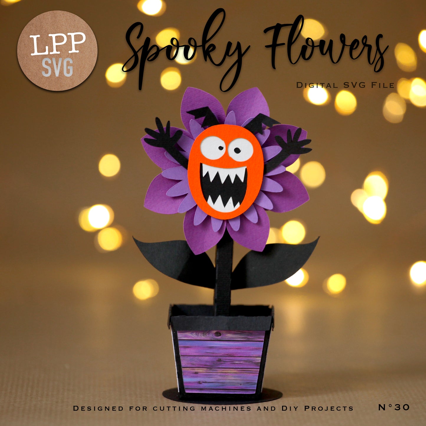 SPOOKY FLOWERS - SVG