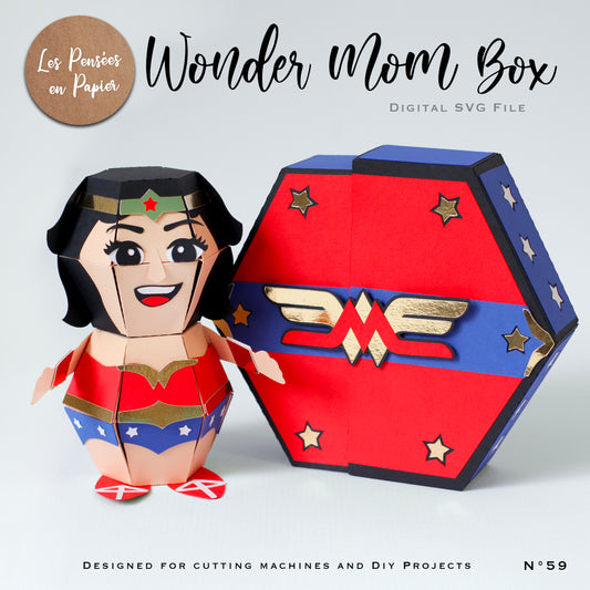 WONDER MOM BOX - SVG