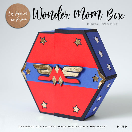 WONDER MOM BOX - SVG