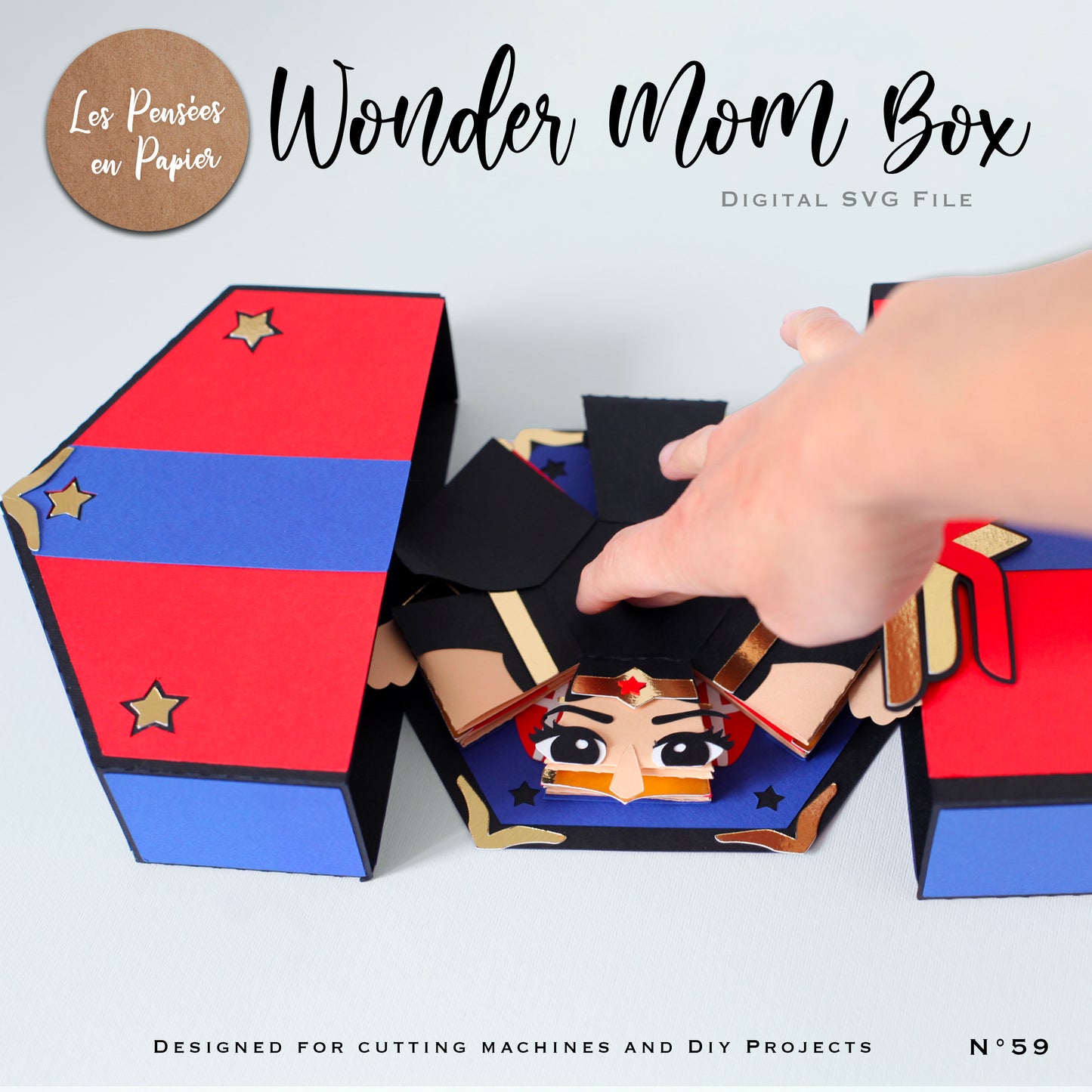 WONDER MOM BOX - SVG