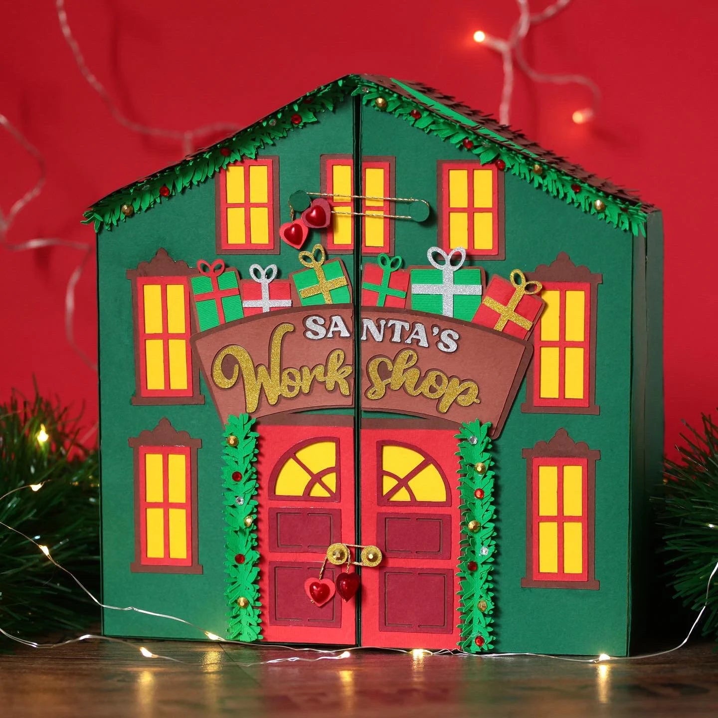 SANTA's Workshop - Advent Calendar - SVG