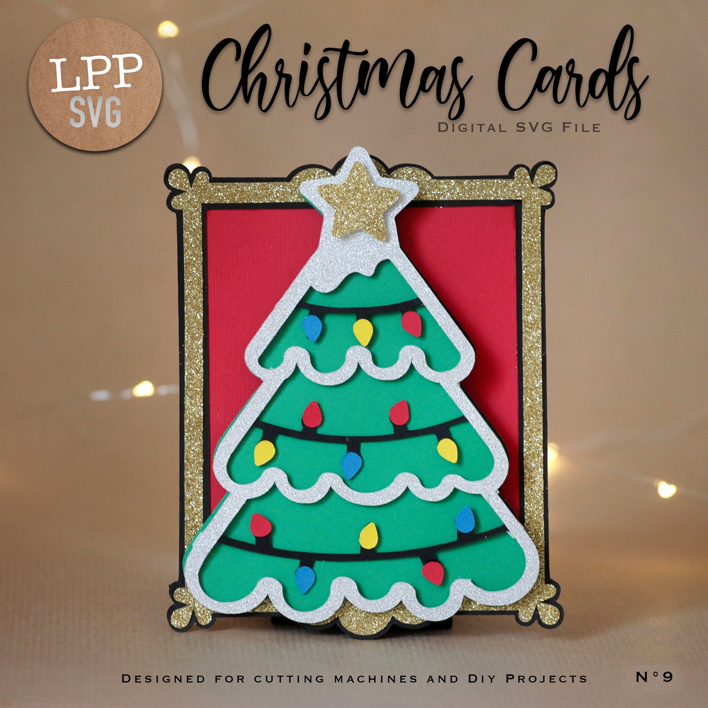 CHRISTMAS CARDS - SVG