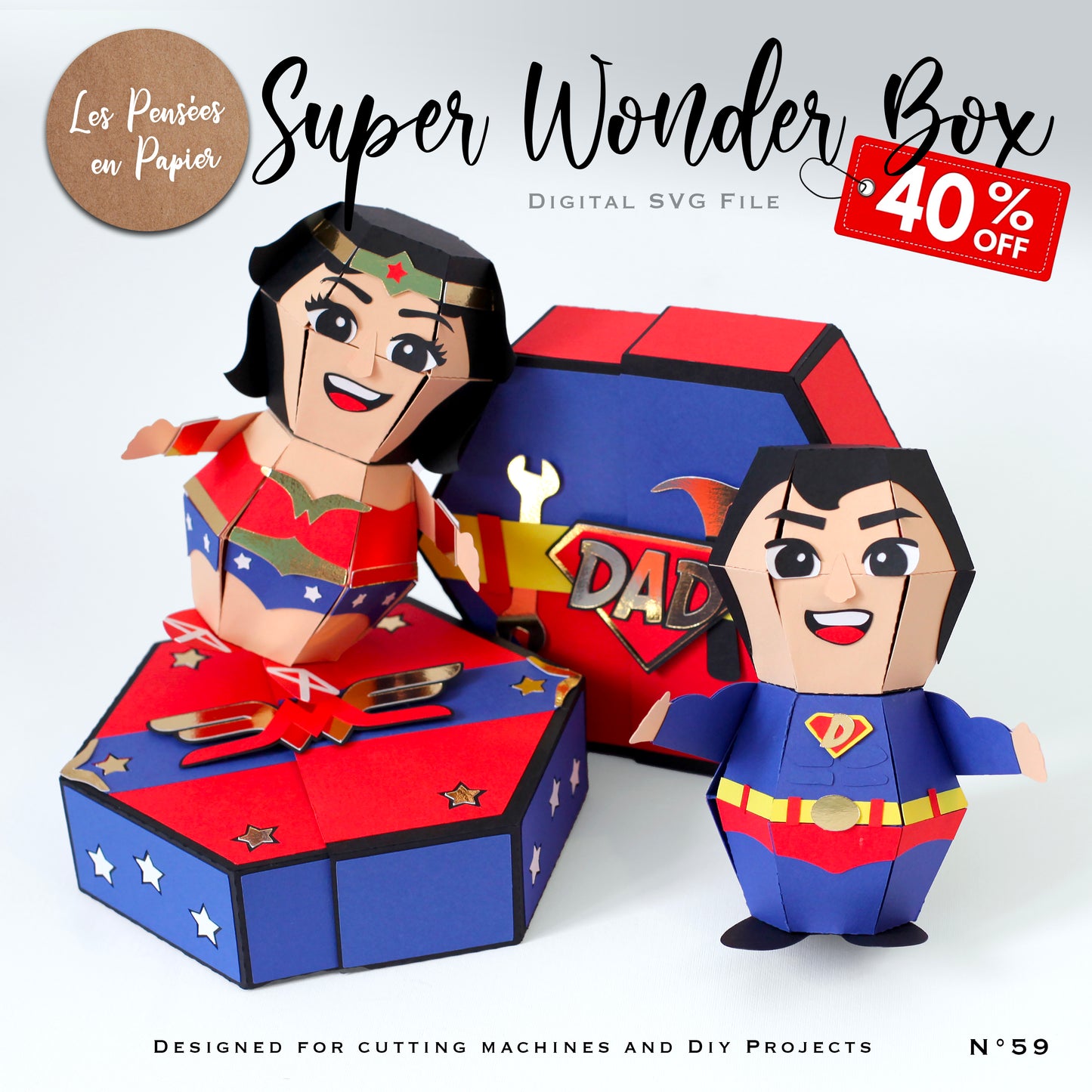 40% OFF - SUPER WONDER BOX - SVG